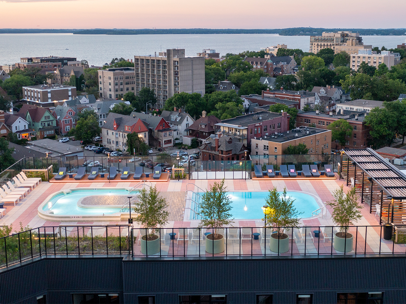 rooftop pool